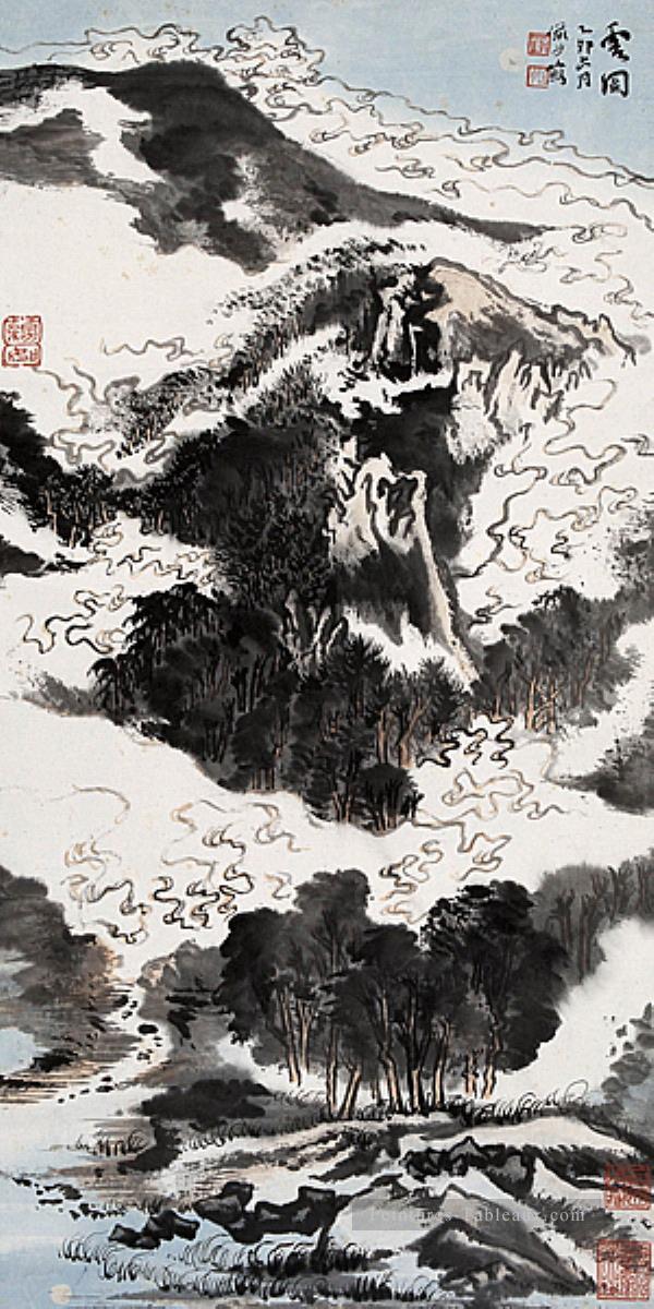 Lu Yanshao 3 traditionnelle chinoise Peintures à l'huile